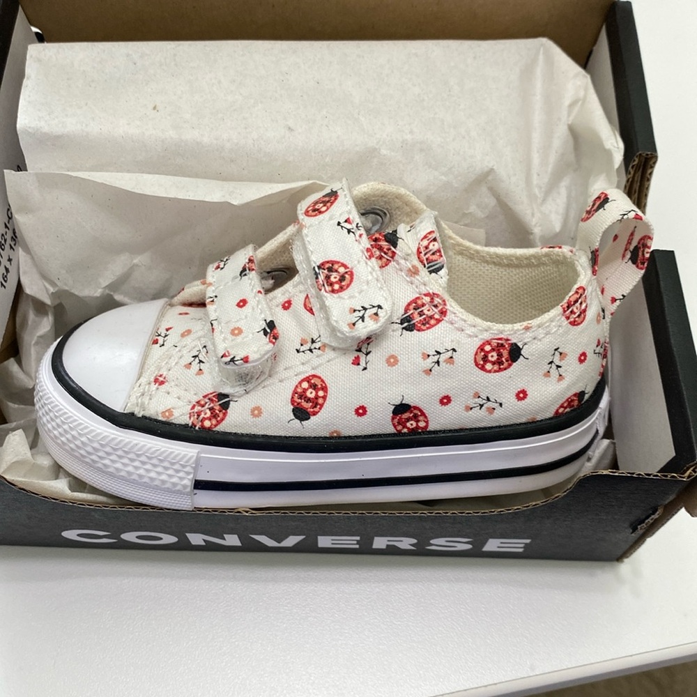 Ladybug converse sneakers